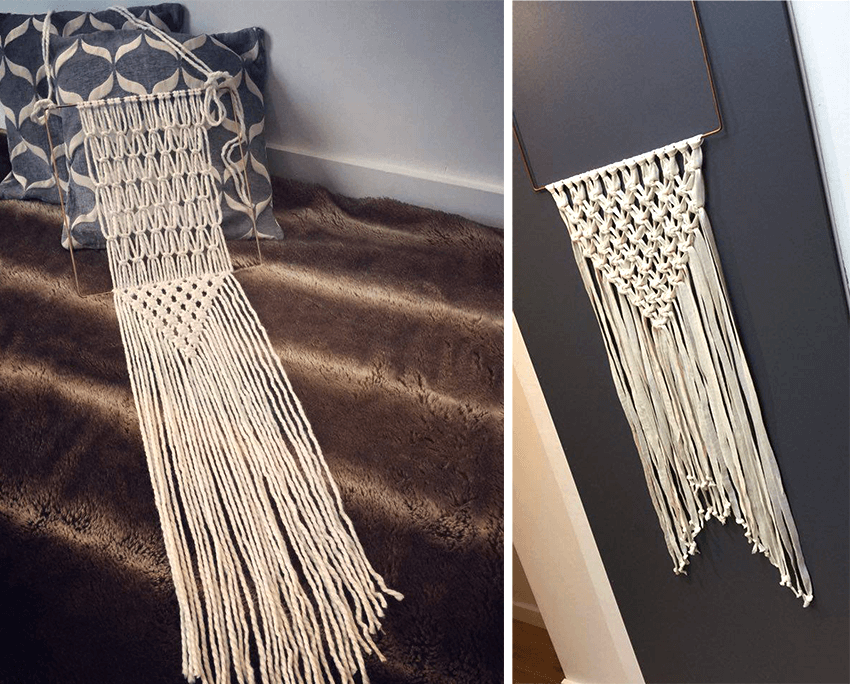 macrame blanc