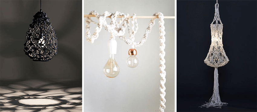 macrame éclairage