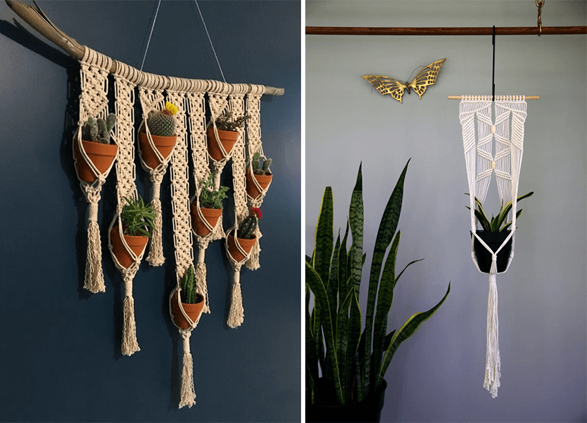 macrame plante