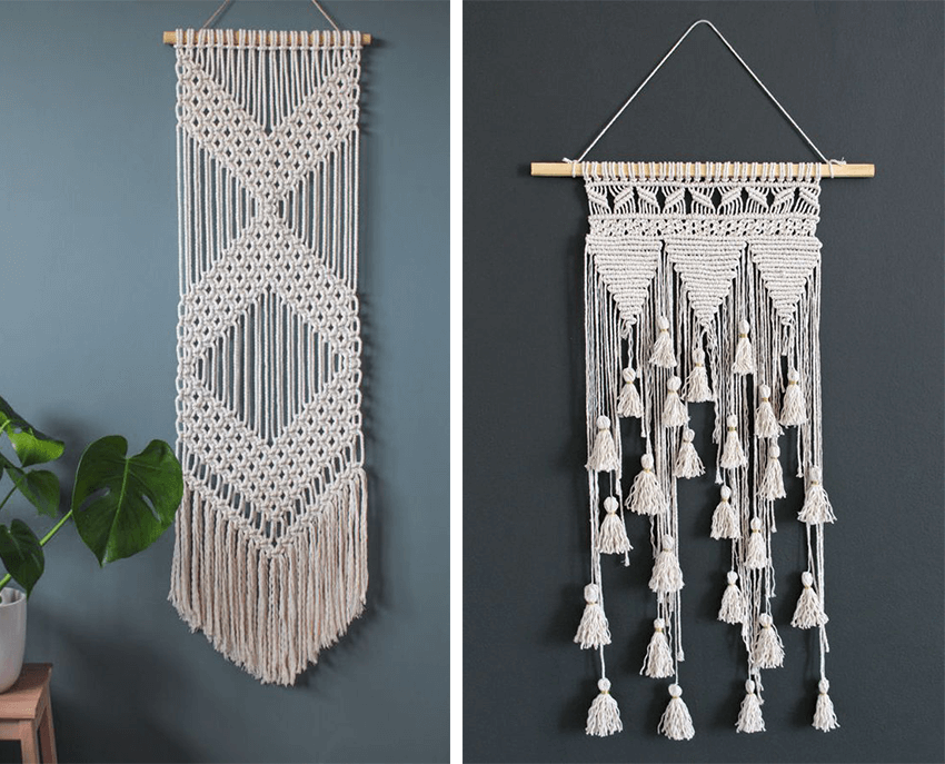 macrame sur tige