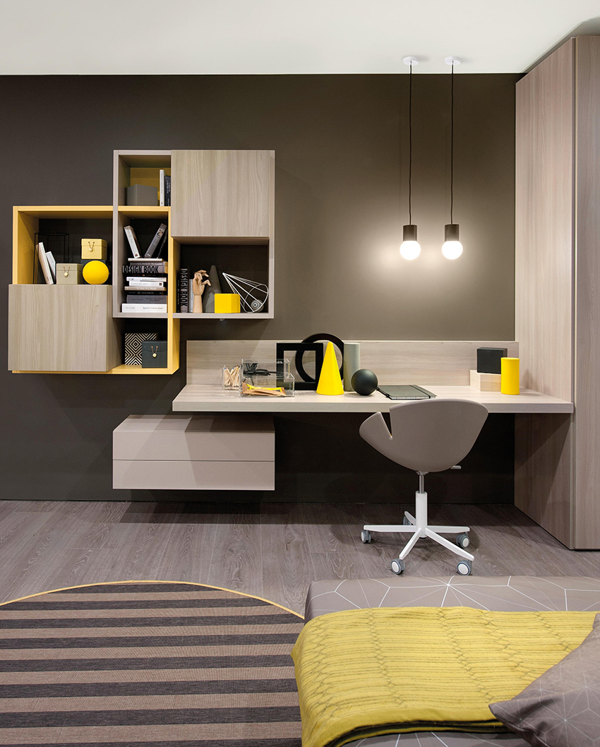 bureau avec rangement