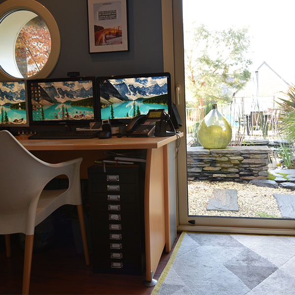 Bureau après projet déco escale design cathy brois