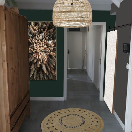 projet decoration cathy brois escale design entrée